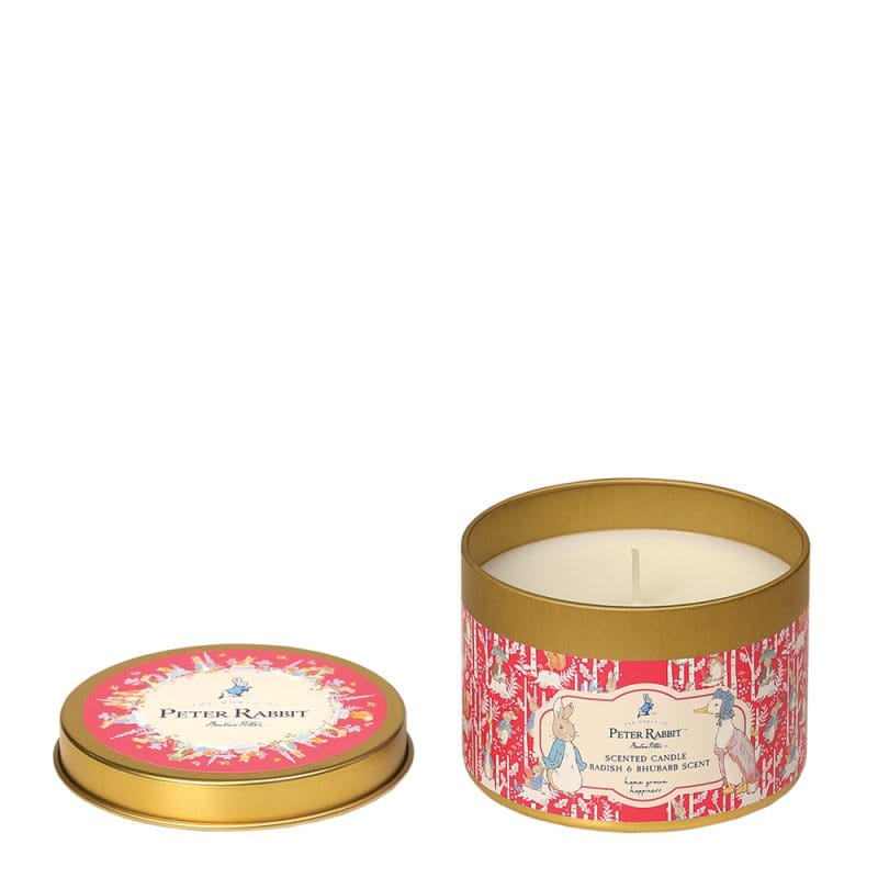 Radish & Rhubarb Tin Candle Peter Rabbit Home Fragrance - Image 4