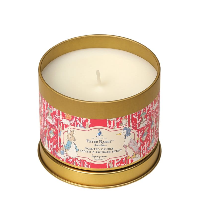 Radish & Rhubarb Tin Candle Peter Rabbit Home Fragrance - Image 5