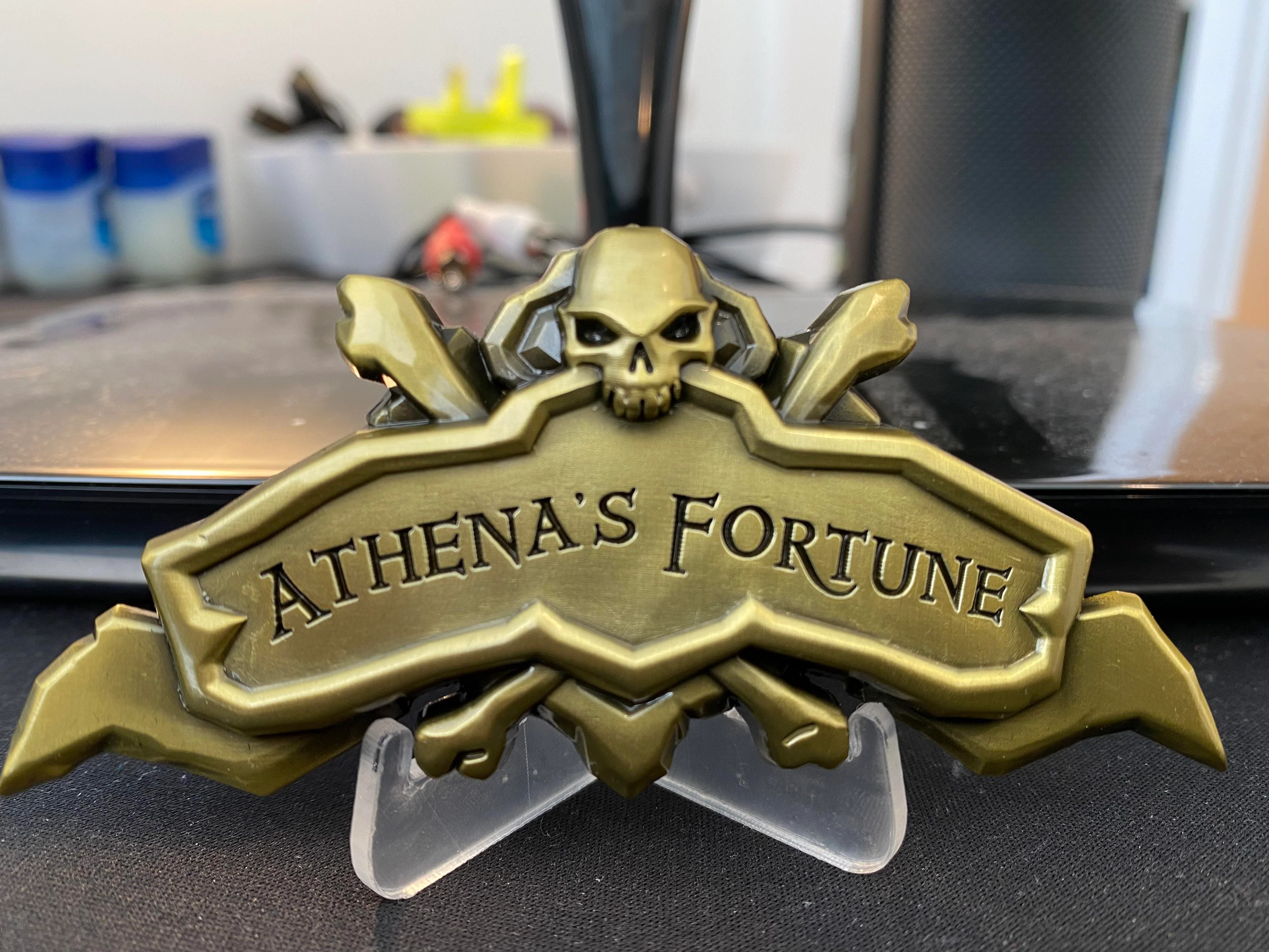 Sea Of Thieves Athena's Fortune Limited Edition Ship Plaque Antique Edition - Image 3