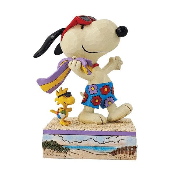 Snoopy and Woodstock On The Beach Peanuts By Jim Shore Figurine 6014338