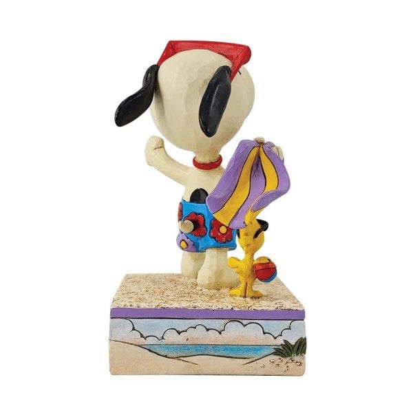 Snoopy and Woodstock On The Beach Peanuts By Jim Shore Figurine 6014338 - Image 3