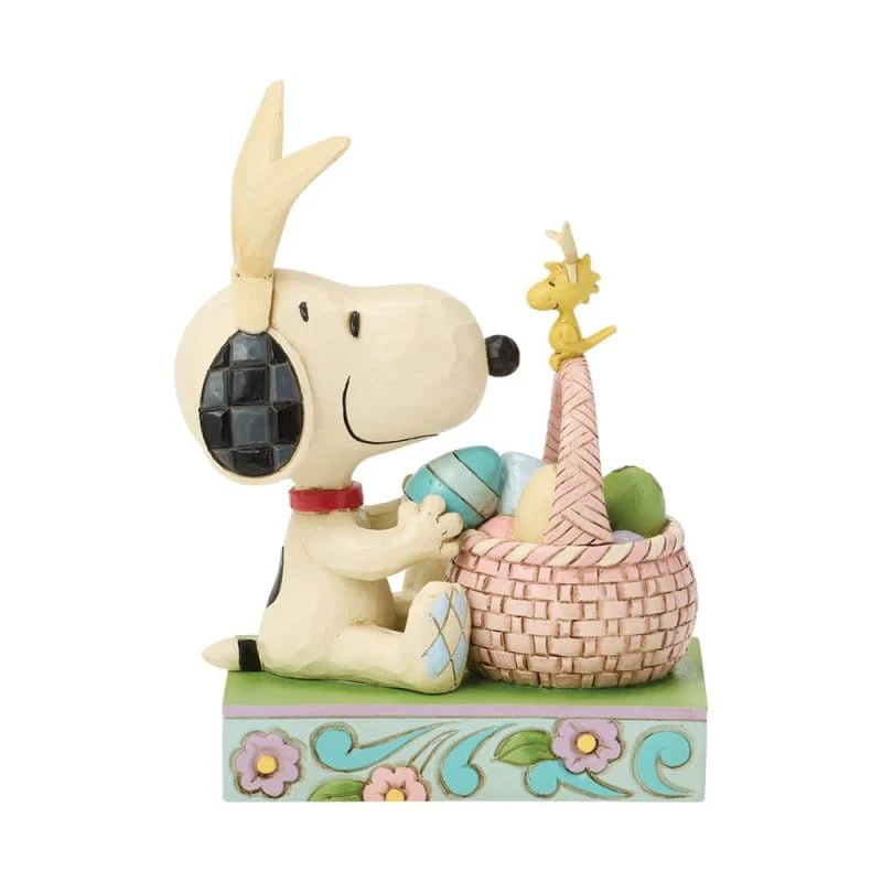 Snoopy Basket Eggs Figurine Peanuts by Jim Shore - Image 5