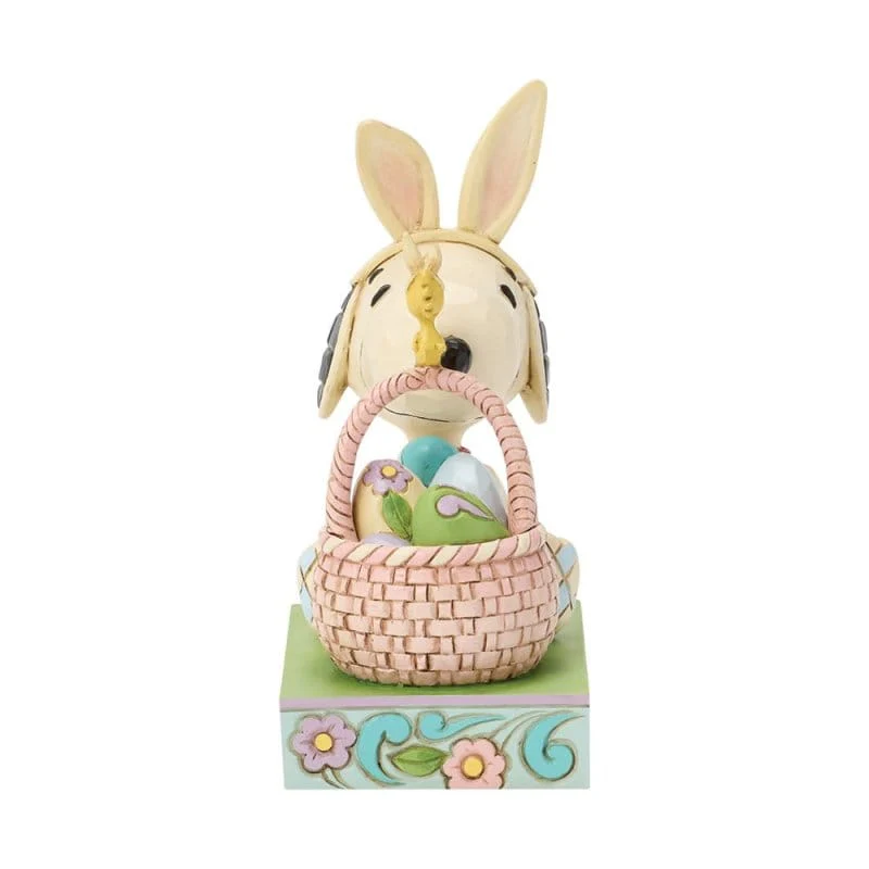 Snoopy Basket Eggs Figurine Peanuts by Jim Shore - Image 6