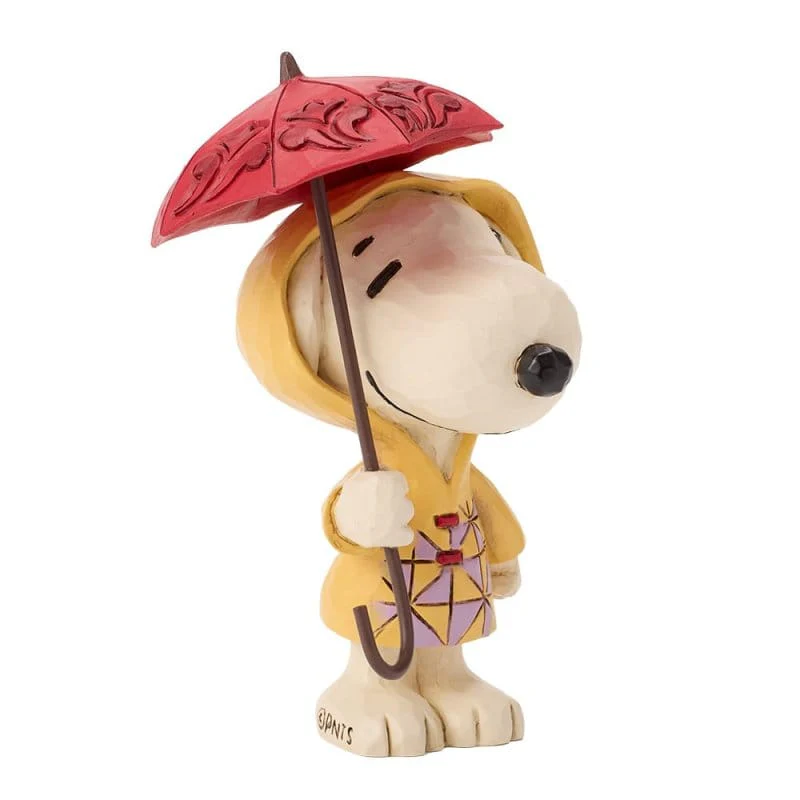 Snoopy In Raincoat Mini Figurine Peanuts by Jim Shore - Image 2