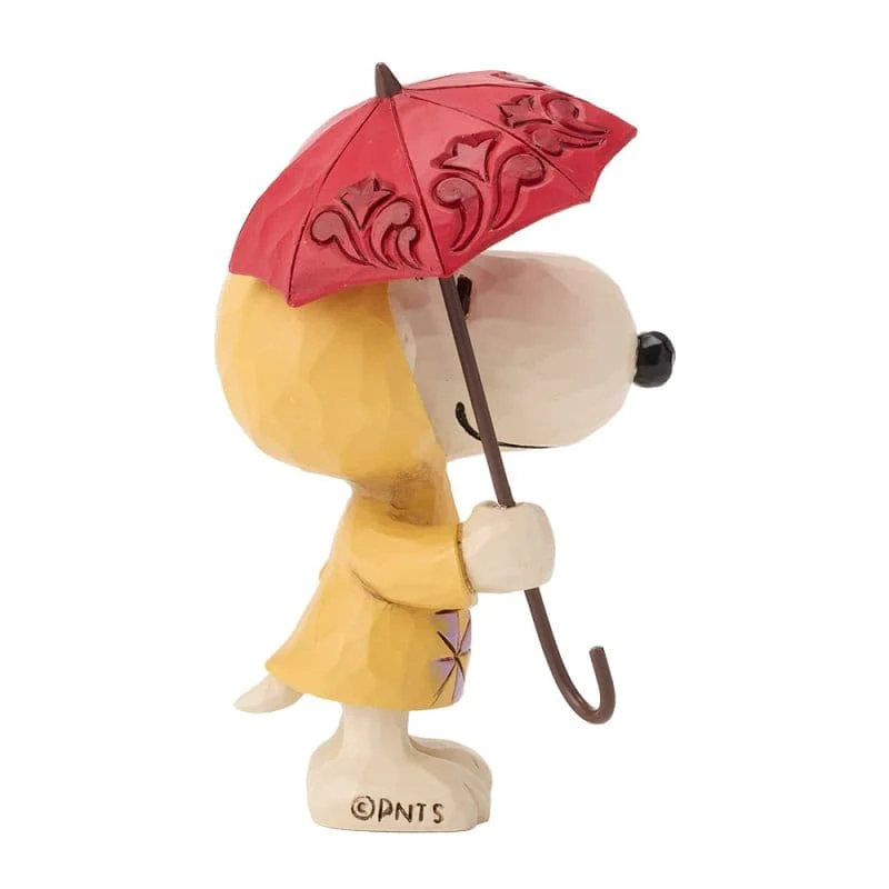 Snoopy In Raincoat Mini Figurine Peanuts by Jim Shore - Image 5