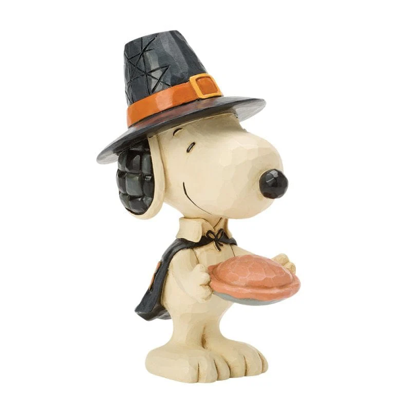 Snoopy with Pumpkin Pie Mini Figurine Peanuts by Jim Shore 6018514