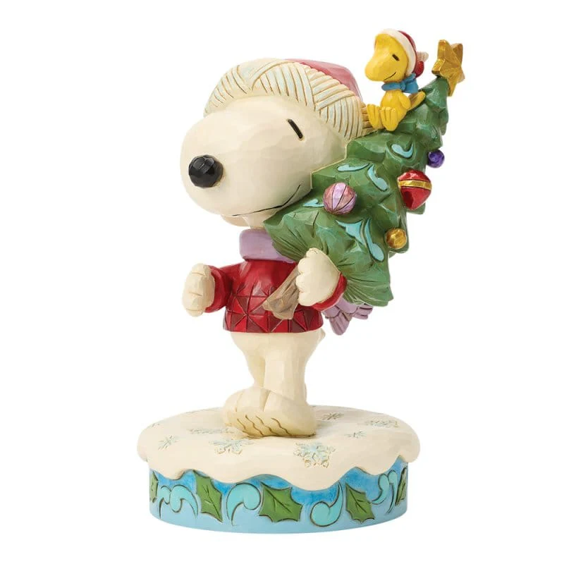 Our Little Tree (Snoopy and Woodstock with Tree) Figurine Peanuts By Jim Shore 6018681 - Image 2