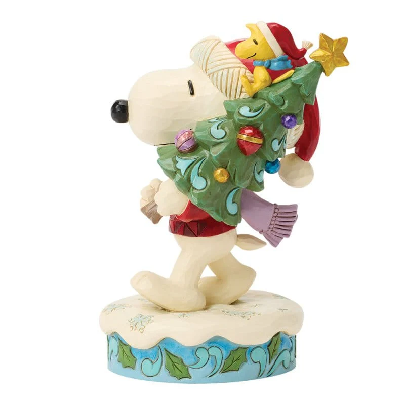 Our Little Tree (Snoopy and Woodstock with Tree) Figurine Peanuts By Jim Shore 6018681 - Image 3
