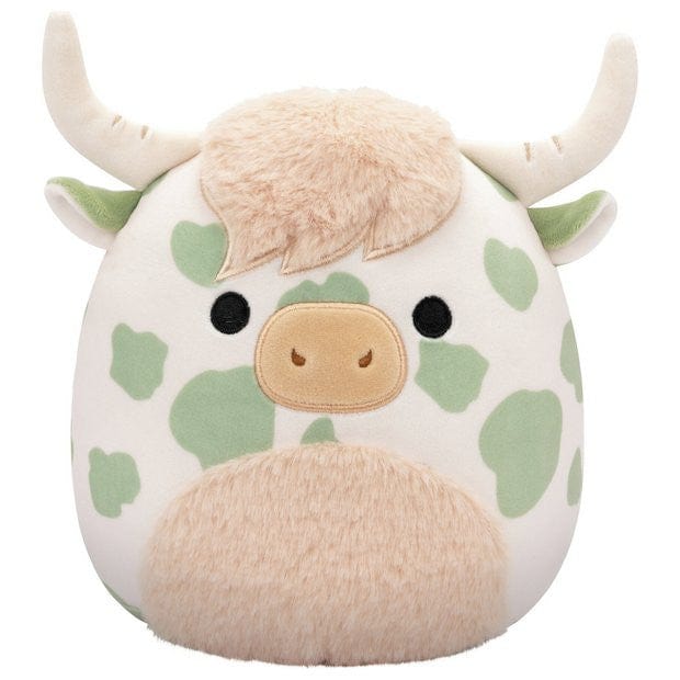 Squishmallows 7.5" Celestino The Sage Green Spotted Highland Cow