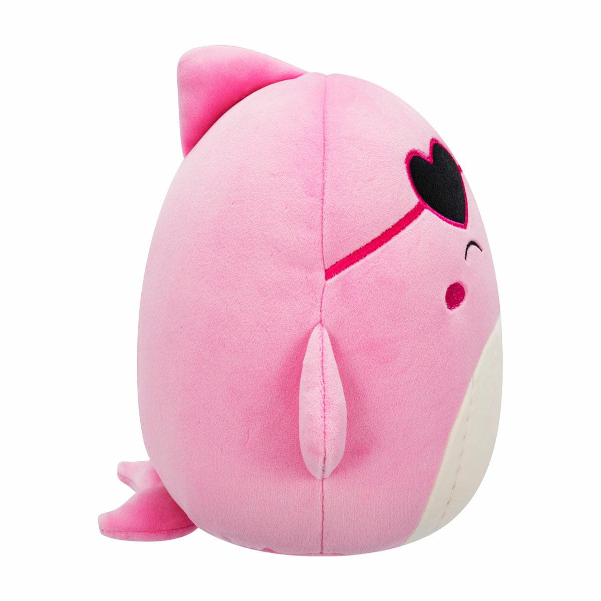 Squishmallows 7.5" Valentines Val the Pink Whale with Heart Sunglasses - Image 3