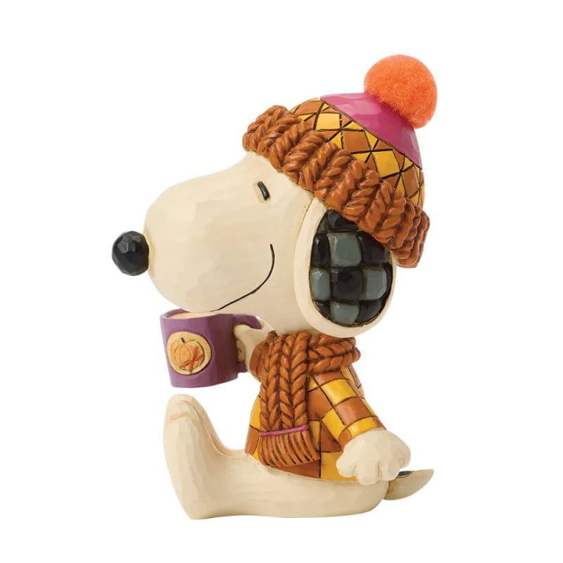 Taste of Fall (Snoopy with Mug) Figurine Peanuts by Jim Shore 6018513 - Image 2