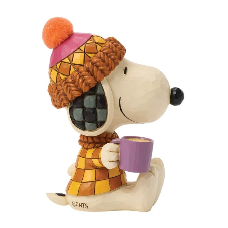 Taste of Fall (Snoopy with Mug) Figurine Peanuts by Jim Shore 6018513 - Image 4