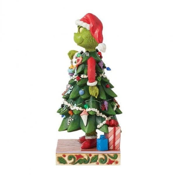 The Grinch Dressed As A Christmas Tree Figurine By Jim Shore 6015211 - Image 2