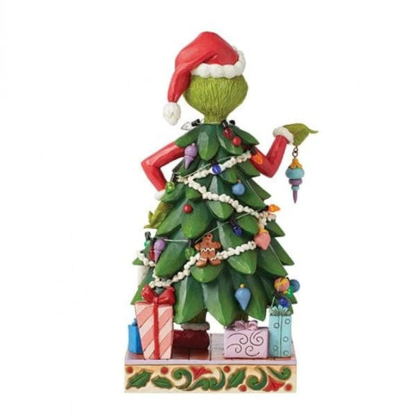 The Grinch Dressed As A Christmas Tree Figurine By Jim Shore 6015211 - Image 3