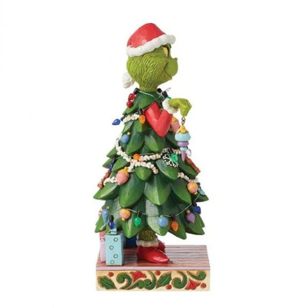 The Grinch Dressed As A Christmas Tree Figurine By Jim Shore 6015211 - Image 4