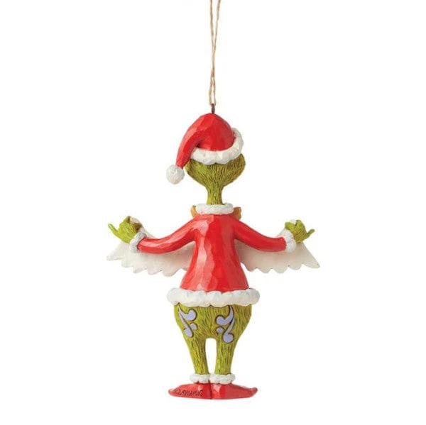 The Grinch Merry Christmas Banner Hanging Ornament By Jim Shore 6015226 - Image 4