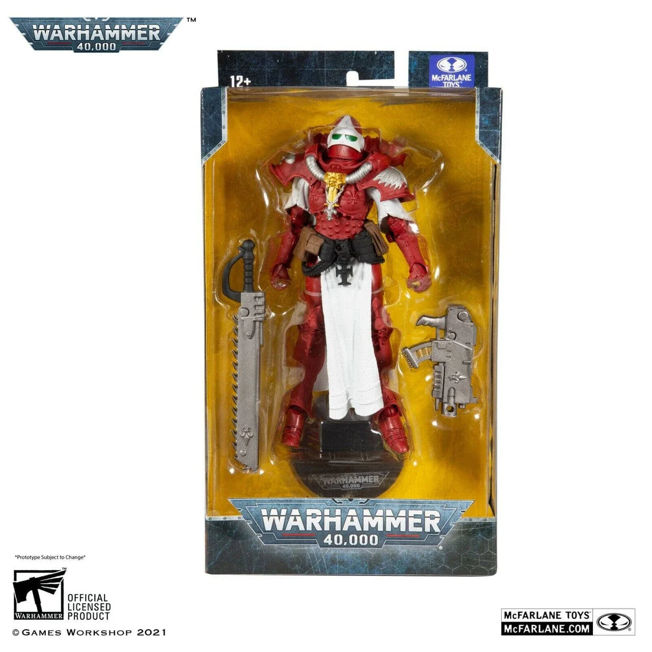 McFarlane Toys Warhammer 40,000 Adepta Sororitas Battle Sister Order of the Bloody Rose Figure