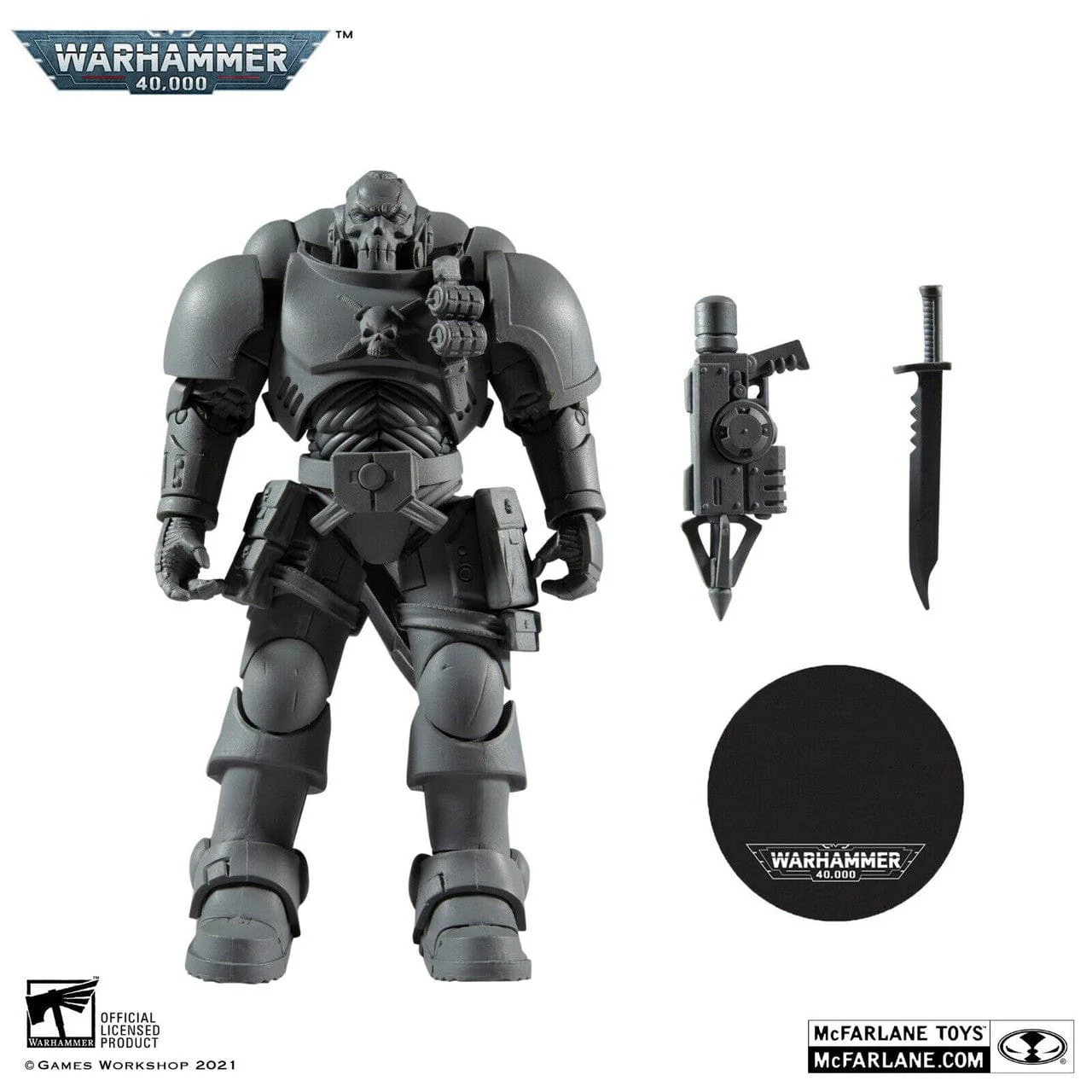 McFarlane Toys Warhammer 40,000 Space Marine Reiver with Grapnel Artist Proof Figure