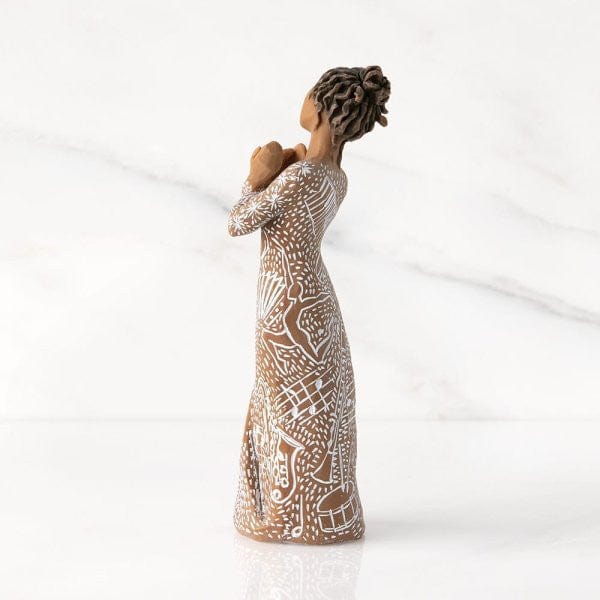 Willow Tree Music Speaks Figurine (darker skin and hair) 28232 - Image 4