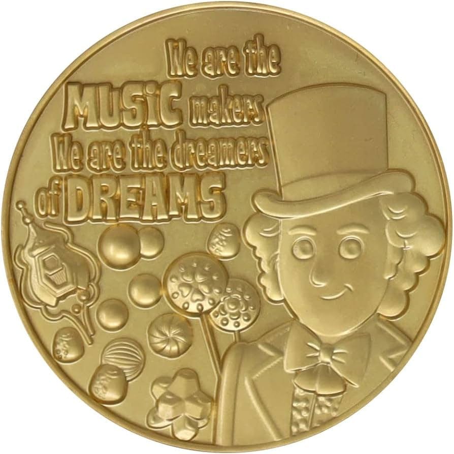 Willy Wonka Collectible Coin - Image 3