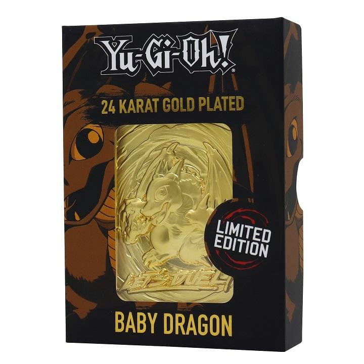 Yu-Gi-Oh! 24k Baby Dragon Gold Plated Card