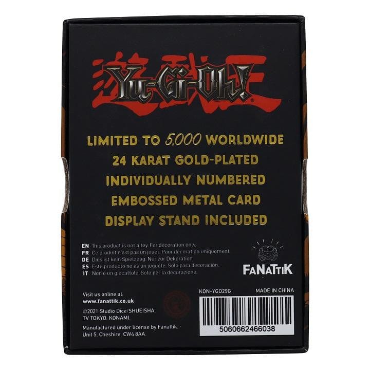 Yu-Gi-Oh! 24k Baby Dragon Gold Plated Card - Image 2