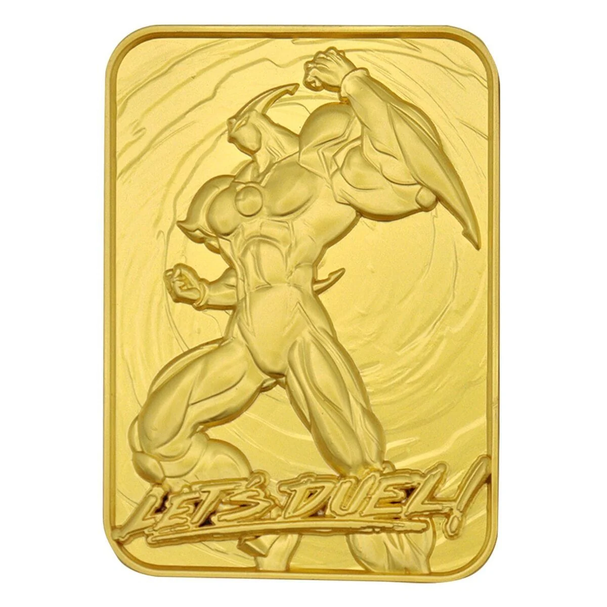 Yu-Gi-Oh! GX Elemental Hero Neos 24k Gold Plated Ingot - Image 2