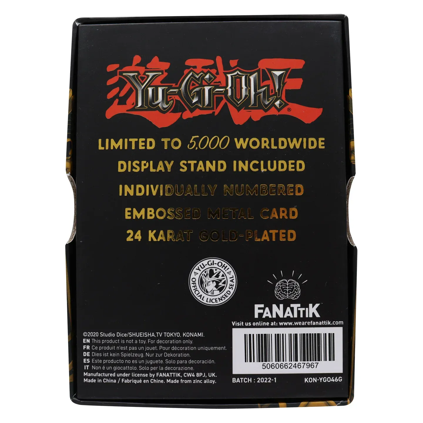 Yu-Gi-Oh! Number 39: Utopia 24K Gold Plated Metal Card - Image 5